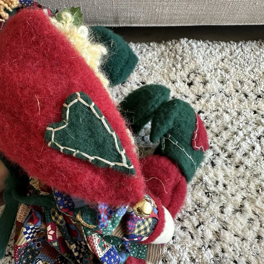 Set of 2‎ Holiday Elf Dolls - Letters To Santa Christmas Decor - 16